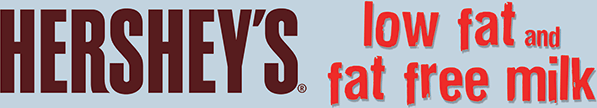 Hershey's® low fat and fat free milk