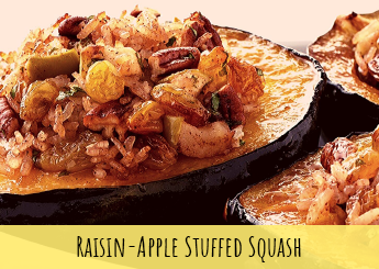 Raisin-Apple Stuffed Squash