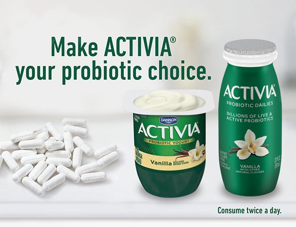 Make AVTIVIA® your probiotic choice.