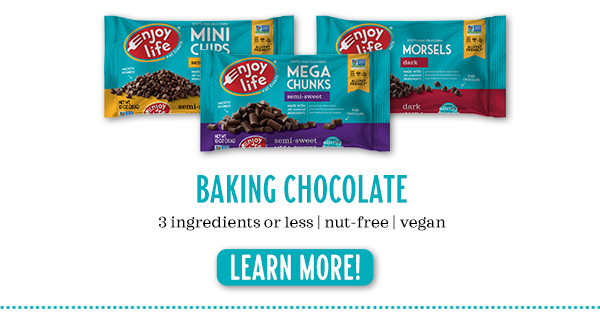 Baking Chocolate - 3 ingredients or less | nut-free | vegan - Learn More!