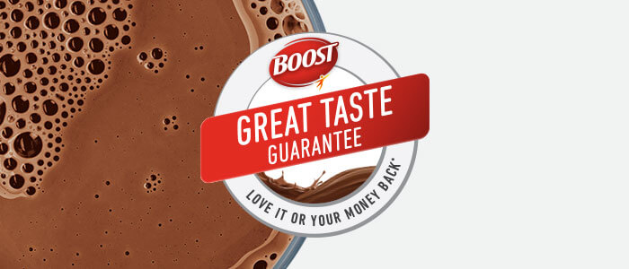 BOOST® Great Taste Guarantee