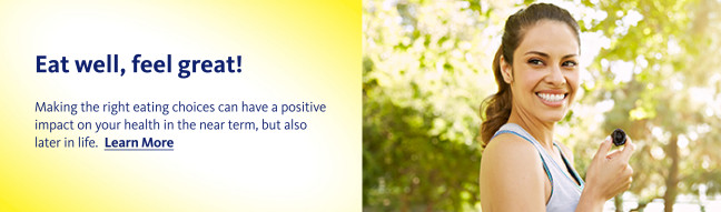 Eat well, feel great! Making the right eating choices can have a positive impact on your health in the near term, but also later in life. Learn More: http://sunsweet.com/healthy-living/