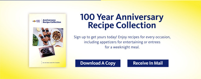 100 Year Anniversary Recipe Collection - Sign up to get your today! Enjoy recipe for every occasion, including appetizers for entertaining or entrees for a weeknight meal. Download A Copy or Receive In Mail: http://sunsweet.com/100-Year-Anniversary-Recipe-Collection/