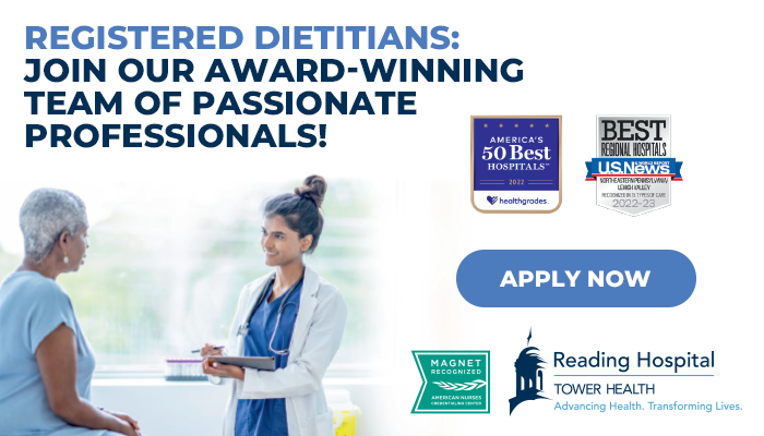 REGISTERED DIETITIANS: JOIN OUR AWARD-WINNING TEAM OF PASSIONATE PROFESSIONALS! APPLY NOW: https://bit.ly/RHRD2022