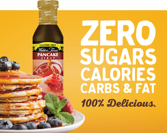 Zero sugars, calories, carbs, and fat. 100% delicious.