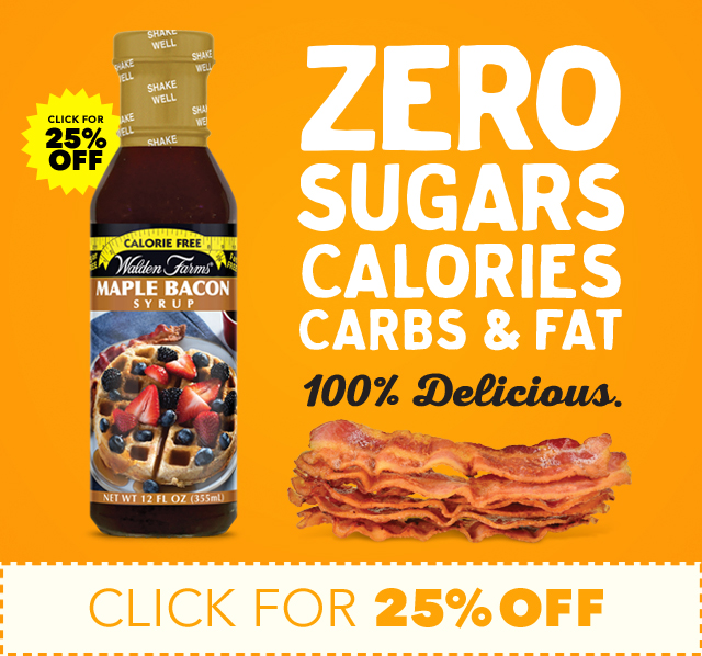 Zero sugars, calories, carbs, and fat. 100% delicious. Click for 25% off
