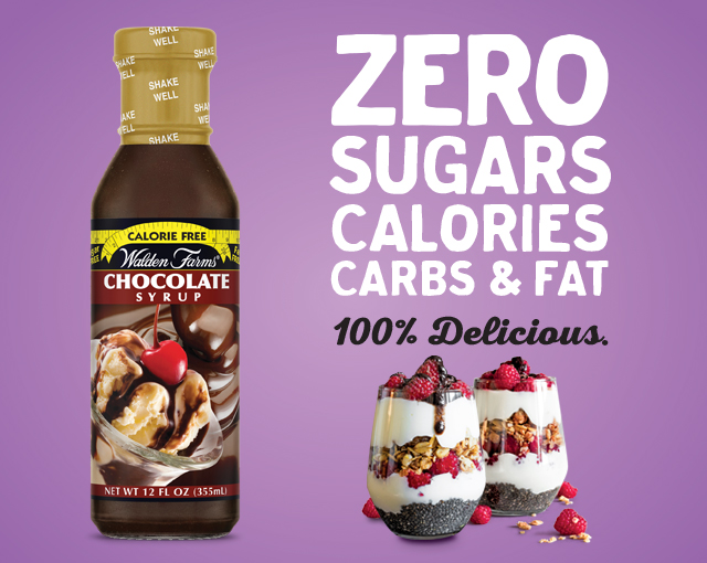 Zero sugars, calories, carbs, and fat. 100% delicious.